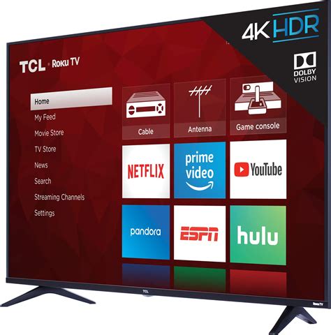 TCL 43S517 43 Inch 4K Ultra HD Roku Smart LED TV 2018 Model Buy