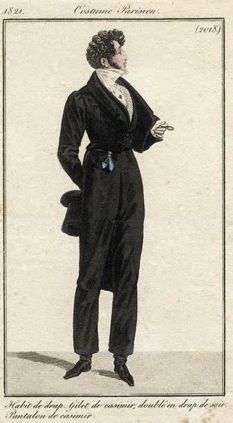 Zinnes Blog Mens Regency Fashion 1820 1825