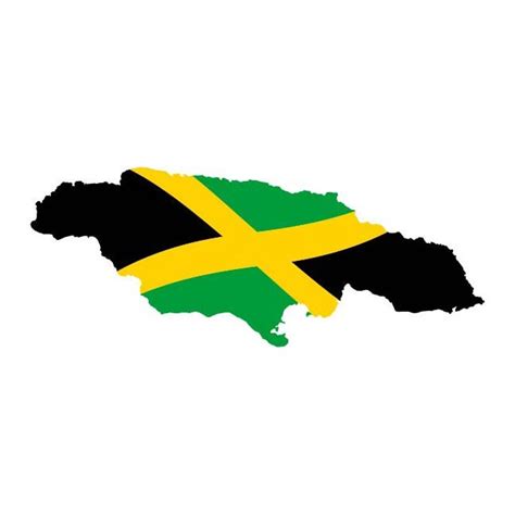 Jamaica Flag Island Jamaican Vector Eps Dxf Svg Png Vinyl Cutter Ready T Shirt Cnc