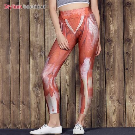 2018 new arrival high elastic women fitness seamless leggings striped slim splice black long