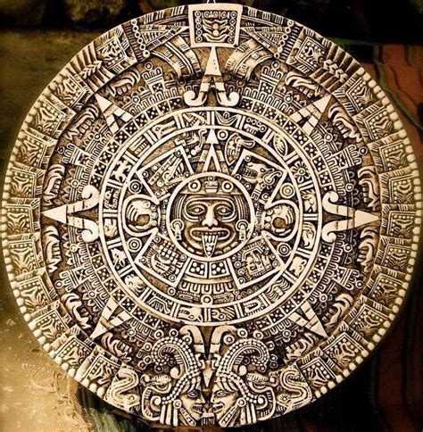 Piedra Del Sol Del Calendario Azteca Ocultismo ® Amino