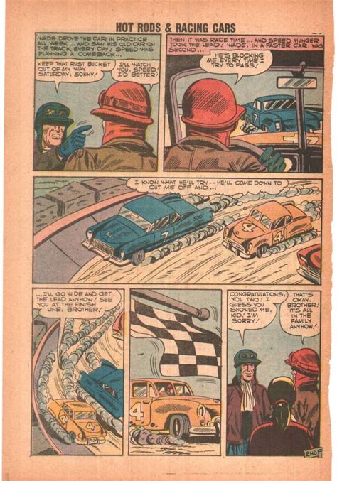 Comic Book Cover For Hot Rods And Racing Cars 33 Race Cars Hot Rods