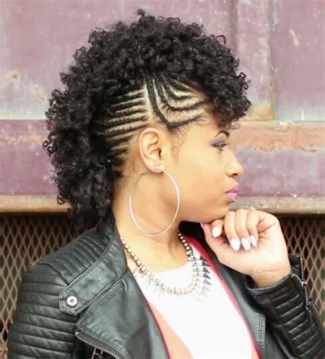 Black women hair are strong, charming and extraordinary hair type. 15 Foremost Braided Mohawk Hairstyles - Mohawk With Braids