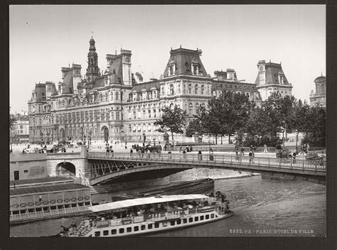 Historic Bandw Photos Of Paris France Late 19th Century