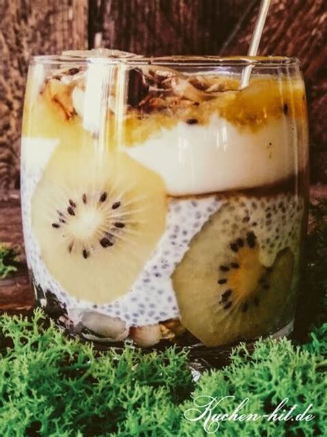 Thì quá khứ đơn präteritum: Kiwi Chia Pudding - Kuchen-hit.de