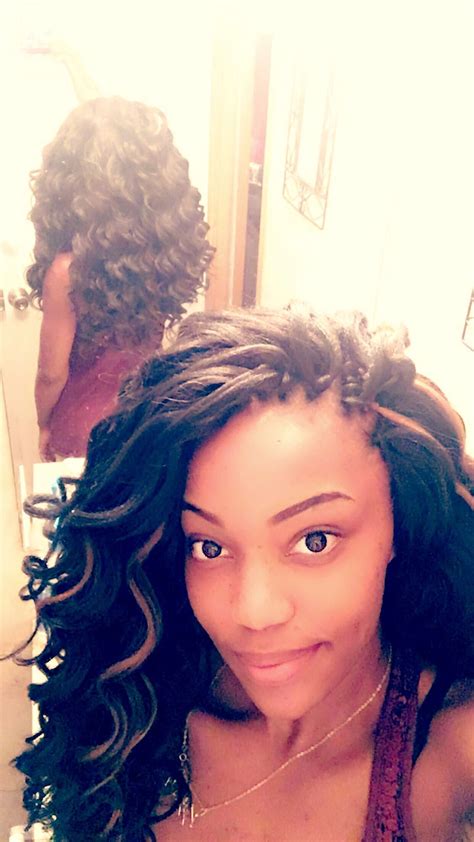 Hairstyles using wool, the layered haircut, which has managed to become one of the most trendy haircut models of recent times, is hairstyles using brazilian wool, starting your hair with herringbone and continuing with a straight weave gives you simplicity. Kima Braid Ocean Wave Crochet | Crochet hair styles ...