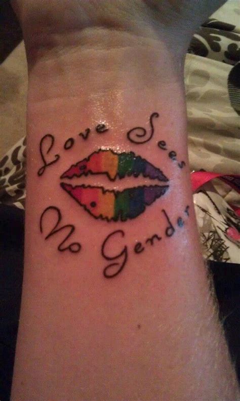 Gay Pride Symbol Tattoo Boundvlero