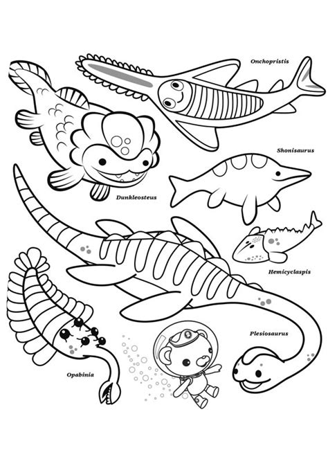 The octonauts explore the ocean, save sea creatures from danger and protect the environment from destruction. Octonauts coloring pages to download and print for free