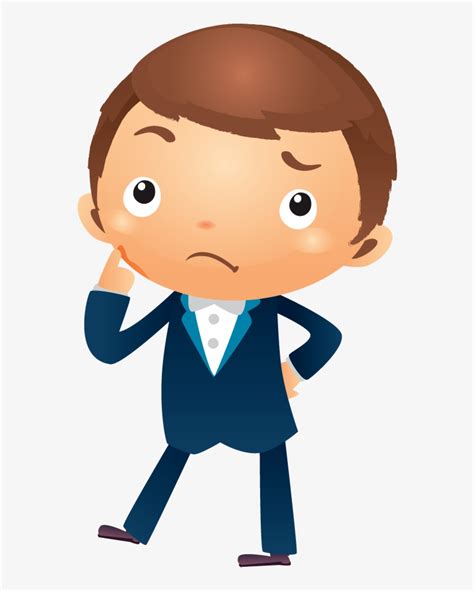 Person Thinking Png Cartoon Person Thinking Transparent PNG Image