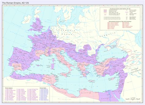 The Roman Empire At Its Largest Extent Under The Reign Of Emperor