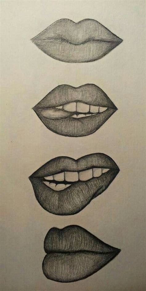 If you are practicing your art skills and drawing people, learning to sketch and shade realistic looking lips and. 80 Cool and Easy Things to Draw When Bored