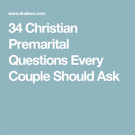34 christian premarital questions every couple should ask premarital counseling premarital