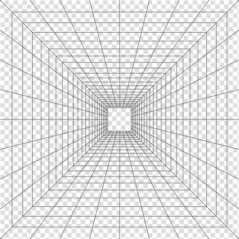 Perspective Grid Geometry Grid Transparent Background Png Clipart