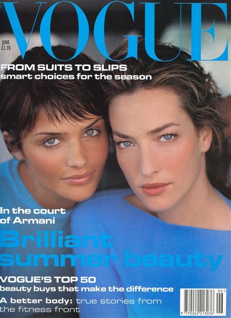 848 Helena Christensen And Tatjana Patitz June 1994 1159 British