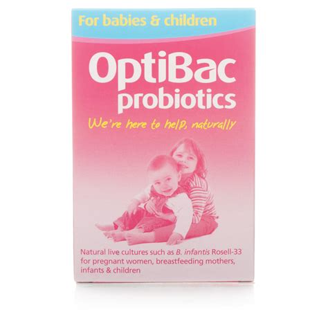 Optibac Probiotic Food Supplements For Babies And Children 10 Pack