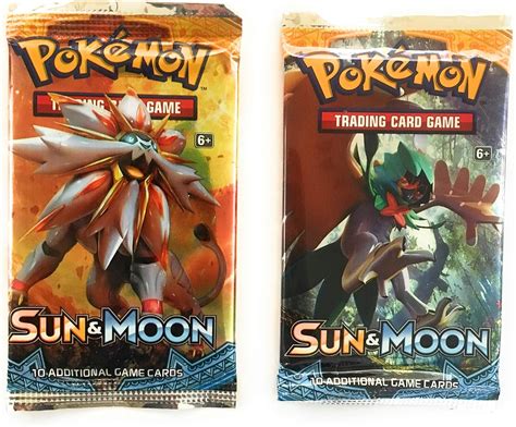 Pokemon Trading Card Game Sun And Moon Booster Pack Uk