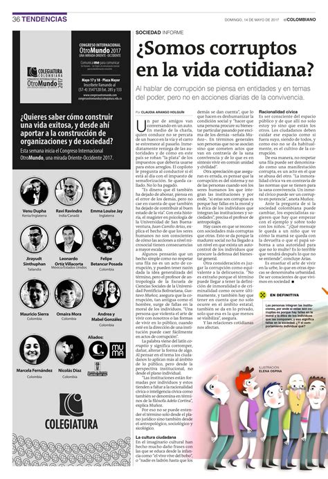 Prensa Escuela Somos Corruptos En La Vida Cotidiana Imagen