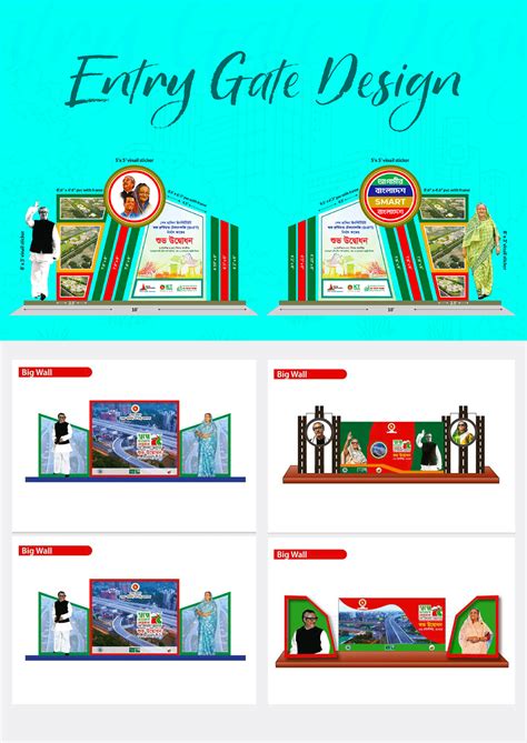 Grand Entry Gate and Wall Banner Design Services :: Behance