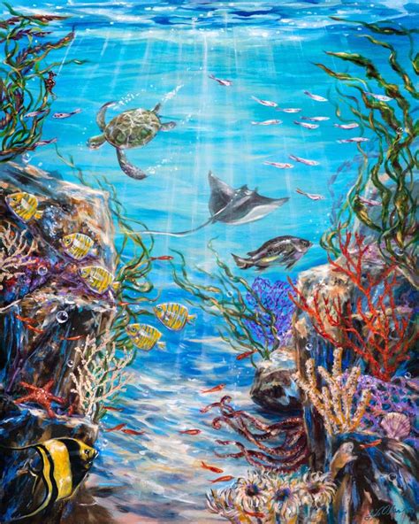 Underwater Sea Painting