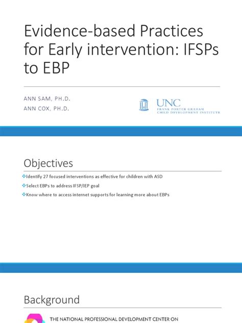 Evidence Based Practices For Early Intervention Pdf Pdf Evidence