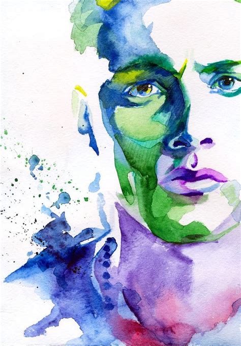 Pin By Cara Haley On Amazing Art Pieces Watercolor Art Face