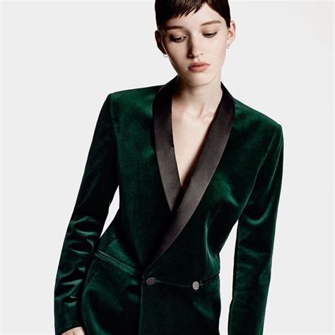 Emerald Green Blazer Love 😍 Tuxedo Women Womens Suits Business Pantsuits For Women