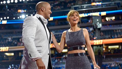 Maria menounos, the longtime entertainment news anchor from entertainment tonight, extra and newfronts news: MARIA MENOUNOS at WWE Hall of Fame Ceremony in Orlando 03 ...