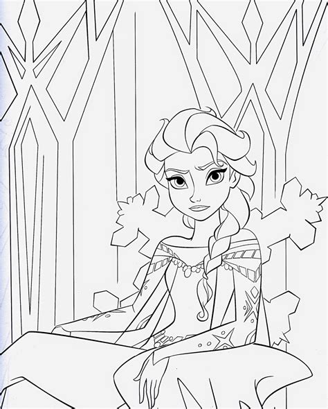 Disney Movie Princesses Frozen Printable Coloring Pages