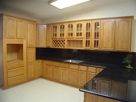 Solid Wooden Kitchen Sample Hpd464 Kitchen Cabinets Al Habib Panel