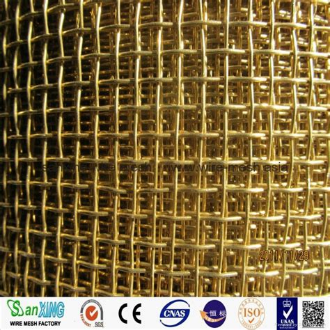 100 Pure Brass Wire Mesh Brass Screen Cloth For Filtersound