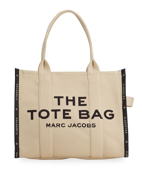 The Marc Jacobs Traveler Bicolor Canvas Tote Bag Neiman Marcus