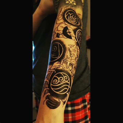 Aggregate More Than Avatar The Last Airbender Tattoo Sleeve In Cdgdbentre