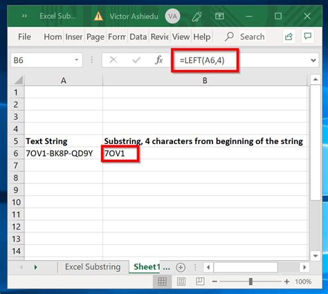 Excel Substring How To Get Extract Substring In Excel Weecares