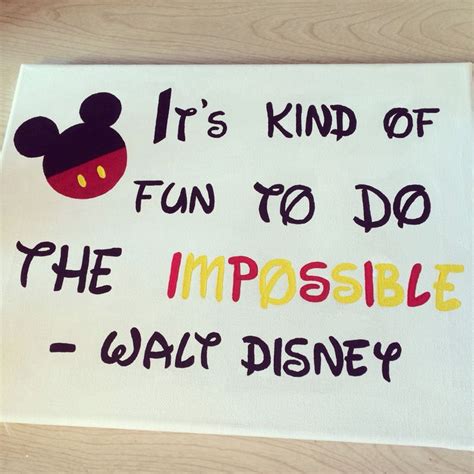 Beautiful disney quotes | movies. Walt Disney Canvas Painting DIY | Canvas Quotes | Pinterest | Disney, The impossible and Walt ...
