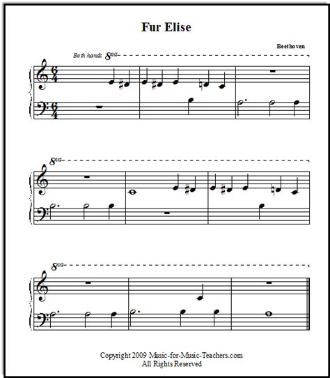 Download your free für elise piano sheet music pdf here.this is the full 4 page version of the famous beethoven song. Fur Elise Free Printable Sheet Music