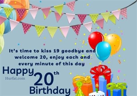 110 Happy 20th Birthday Wishes Quotes And Messages And Images 2022