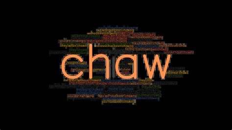 Chaw Past Tense Verb Forms Conjugate Chaw
