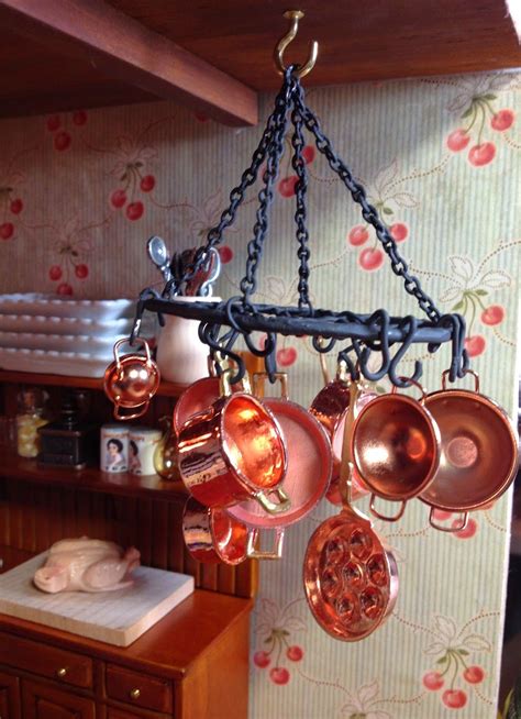 Unfollow kitchen hanging rack to stop getting updates on your ebay feed. how to: hanging metal pot rack | Doll house, Dollhouse ...