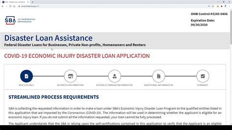 The application will direct you as you go through the application portal for your specific applicant type. COVID-19 EIDL loan application In French - YouTube