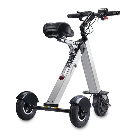Topmate Es31 Electric Scooter Mini Foldable Tricycle Weight 14kg With 3