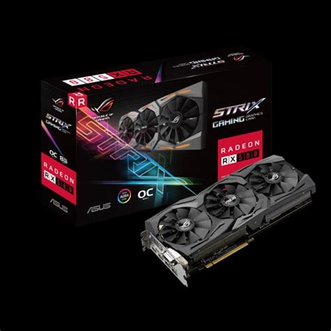 Asus Rx 580 Strix Oc Edition Rog 8gb Ddr 5 Graphics Card Taipei For