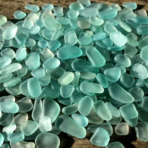 Tiny Seafoam Teal Green Sea Glass Blue Sea Glass Bulk Sea Etsy