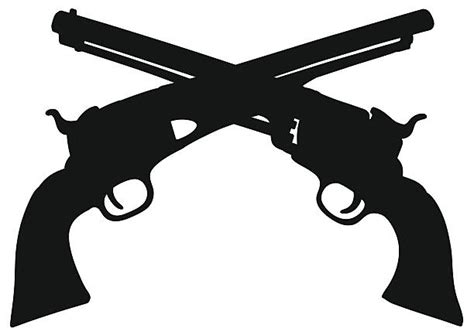 Drawing Of The Colt Revolver Illustrations Royalty Free Vector