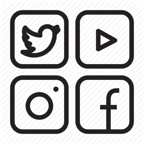 Facebook Twitter Instagram Youtube Logo