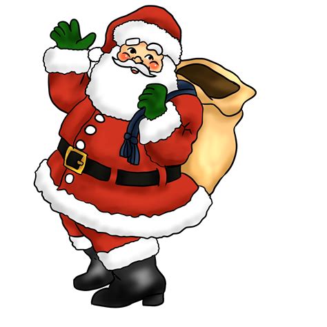 Santa Claus Clipart Png Transparent Background Free Download 34017