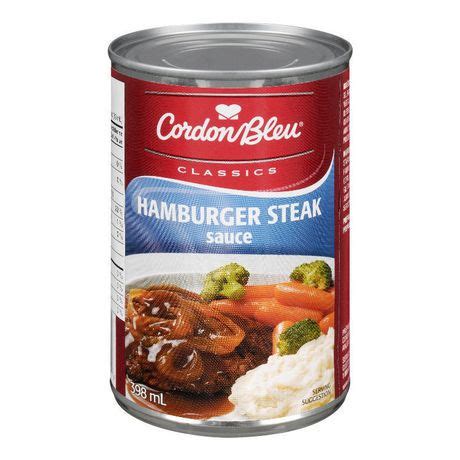 You don't need to be a great chef to cook a steak well or to prepare it in an interesting and tasty way. Cordon Bleu Hamburger Steak Sauce | Walmart Canada