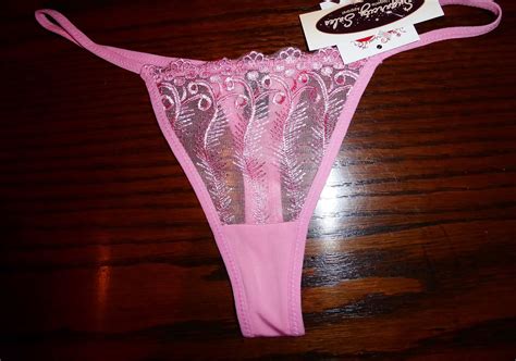 Nwt Biatta Lace Elastic G String Thong Panties Pink 702 S M L Ebay