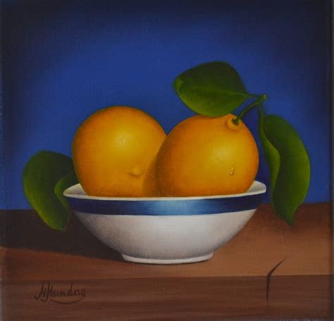 Two Lemons In A Bowl Margo Munday Fine Art Classical And