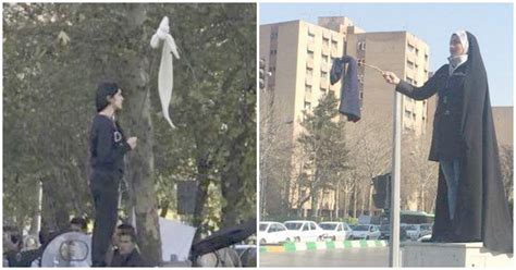 On International Womens Day Dozens Of Women In Iran Took Off Their Headscarves