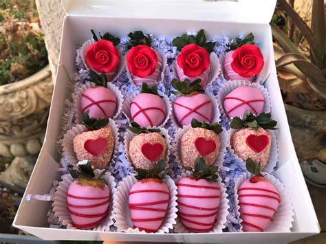 Valentines Day Berries Valentine Strawberries Valentines Day